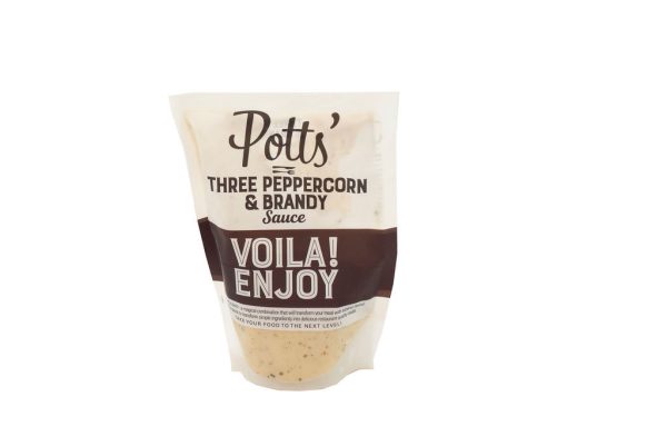 Pott’s Three Peppercorn & Brandy Sauce